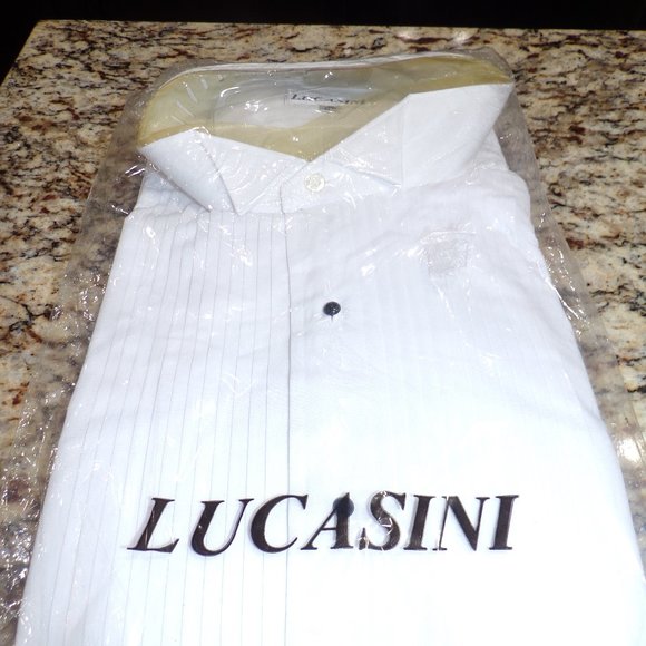 LUCASINI | Shirts | Lucasini Wing Tip Tuxedo Shirt | Poshmark